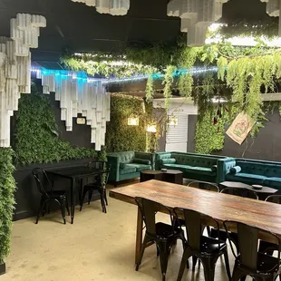 Lounge area. The couches are really comfy!