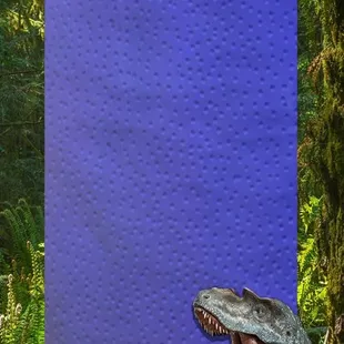 Dinosaur digital photo frame you can get free on the app