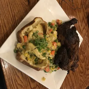 Deconstructed Chicken and Dumplings