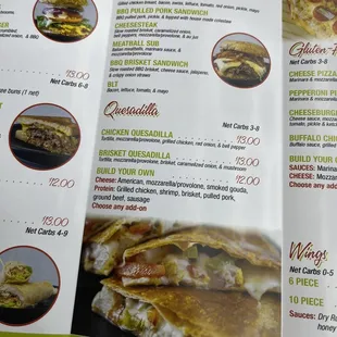 Close-Up of Menu [2 of 5] - April 2023