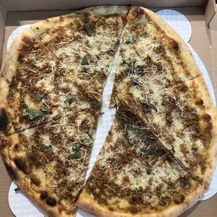 Pistachio pizza