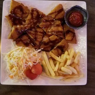 Deep fried pork filet