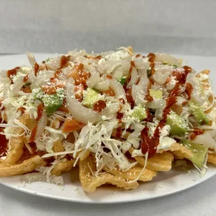 Chicharrones preparados..