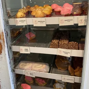 a variety of baked goods