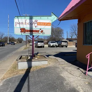 a panifico bake shop sign