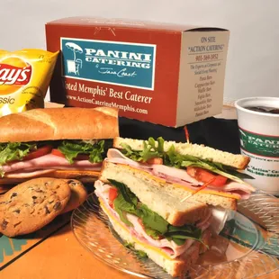 Panini Catering by Java Coast offers Box Lunches and "Hot to You" drop-off catering