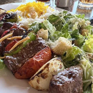 Flat Iron Steak Shish Kabob