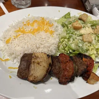 Flat Iron Steak Shish Kabob