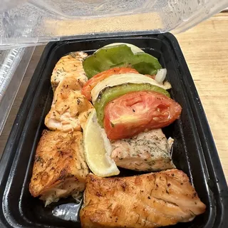 1 Salmon Skewer