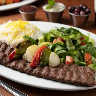 Beef Koobideh Plate