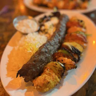 Beef Koobideh Plate