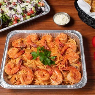 Spicy Prawn Linguine