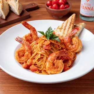 Spicy Prawn Linguine