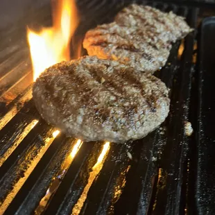 Grilled burgers