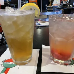 Long Island iced tea Strawberry basil lemonade