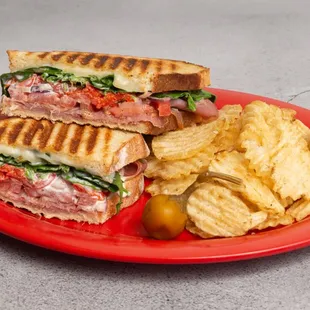 Mortadella and provolone