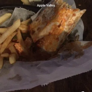 Buffalo chicken. Too much bread and very little chicken.