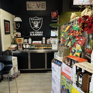 the inside of a grocery store