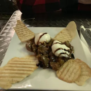 A11 (Burrata cheese, eggplant caponata & fig glaze)