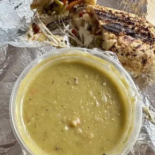 Split Pea Soup w/Prosciutto