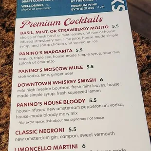 a happy new year&apos;s menu