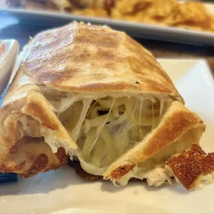 Spaghetti Pie with sauce on the side