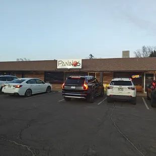 cars parked in a parking lot