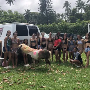 Soccer girls love ponies too