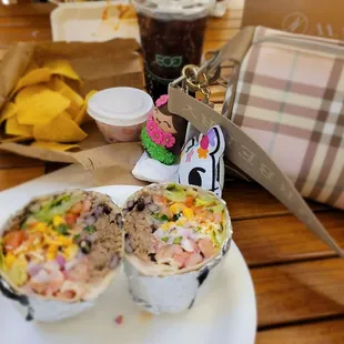 Dinner @Paniolos this eve @Kahala Mall dine-in 7/13/2022. I truly enjoyed my Burrito fr here, U create Ur own Burrito, it was Delish!!