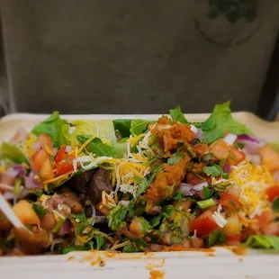 Dinner @Paniolos this eve @Kahala Mall dine-in; 7/13/2022. Hubby ordered a "bowl" for his selection, U choose all your Fixings. So Good!