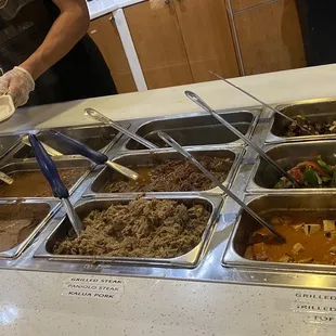 Various toppings