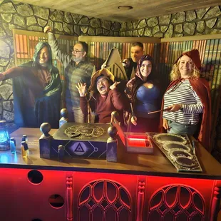 Group photo after we beat the wizard trials!