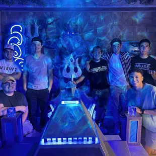 Victory photo with friends