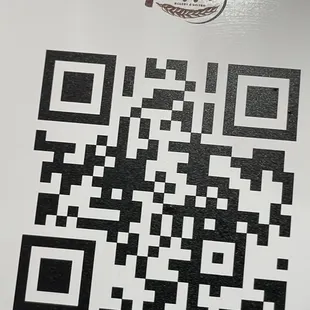 QR Code for Menu