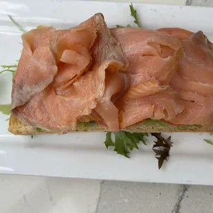 Smoked Salmon Toast