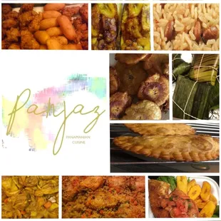 a variety of food
