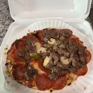 Papa  Jo&apos;s famous thin crust.