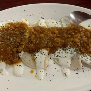 Aushak Appetizer - - yum!!! everything here was fantastic!