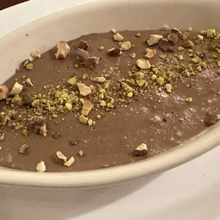 Chocolate Firnee pudding - yum!!! everything here was fantastic!