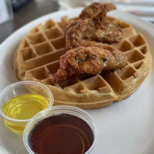 Chicken and Waffle Plate