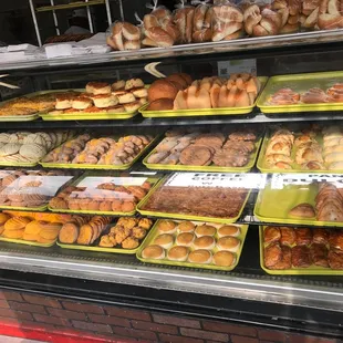 a variety of baked goods