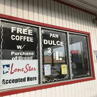 the outside of the store