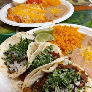 Taco Dinner and Enchilada Dinner