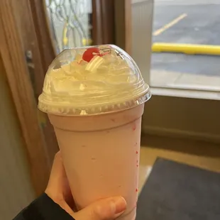 Strawberry milkshake