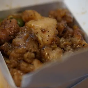 Black pepper chicken