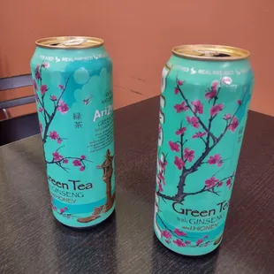Arizona green tea. My boyfriend and I like the same drinks