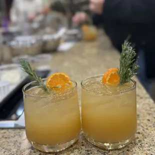 Such pretty cocktails!