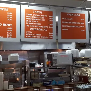 menu board