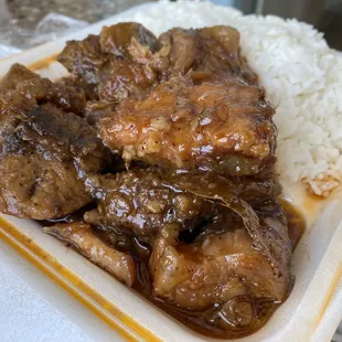 Sweet sour pork spareribs