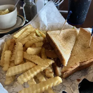 BLT and fries